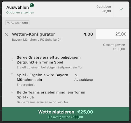 Bayern Schalke Tipp bet365