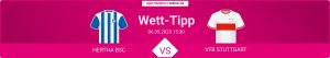 Hertha vs VfB Stuttgart Wetten und Quoten