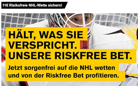 Risk Free Bet Bei Interwetten zur NHL