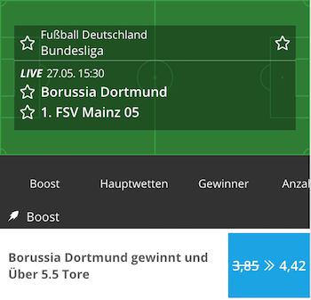 neobet bvb mainz boost