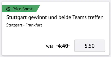 VfB Frankfurt Boost ODDSET