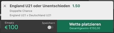 England Deutschland Wette bet365