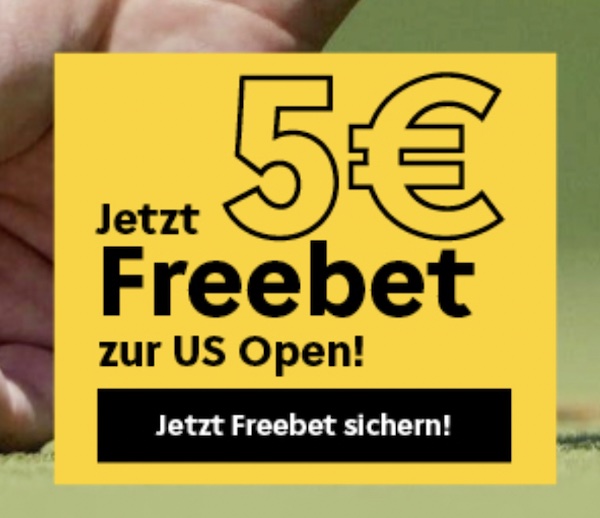 US Open Golf Freebet IW 5 €