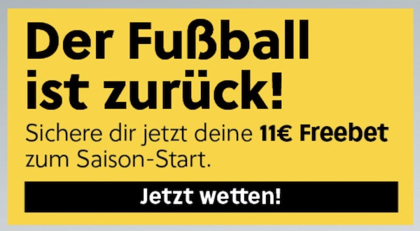 Interwetten 11 € Freebet 