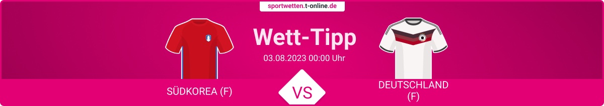 Südkorea gegen Deutschland bei der Frauen WM Prognose