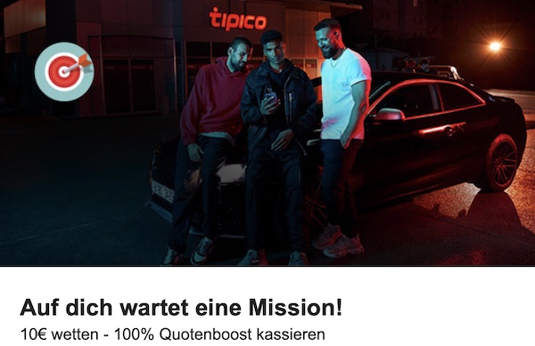 Darts Mission bei Tipico