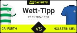 Greuther Fürth vs Holstein Kiel Tipps und Quoten