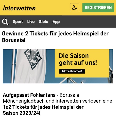 Fohlen Tickets Verlosung bei Interwetten