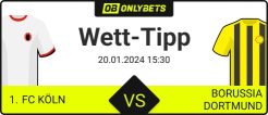 1 fc köln borussia dortmund wett tipp