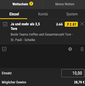 Bwin erhöhte Quoten zum Topspiel St. Pauli gegen Schalke