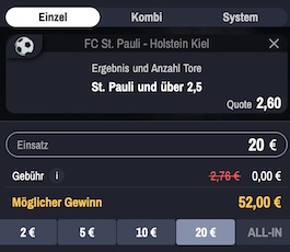 St Pauli Umsatzhilfe Winamax