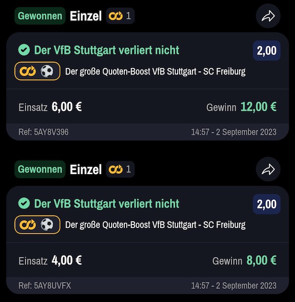 Unsere beste Winamax Wette in der Woche 35