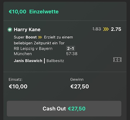 Harry Kane Boost bet365