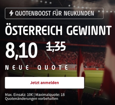 Aserbaidschan Österreich Quoten Boost bei Tipico