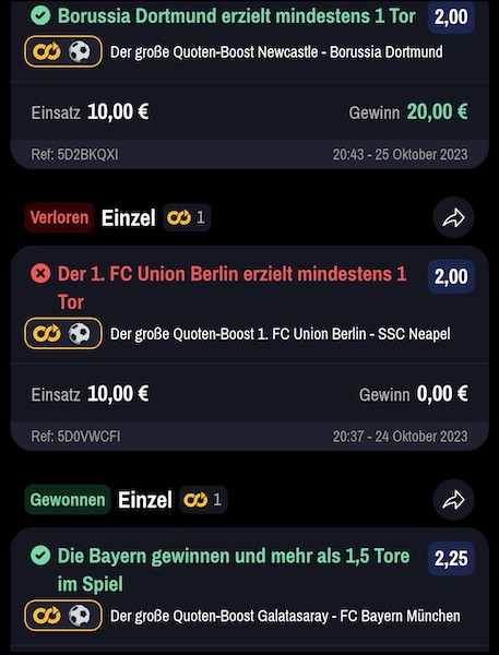 Die goldenen Quotenboosts von Winamax in Woche 43
