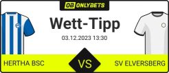 Hertha Elversberg Tipp und Quoten