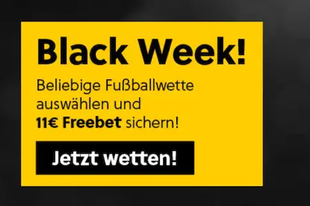 Freebet Black Friday Interwetten