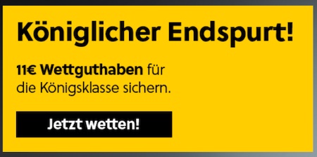 11 € Freebet bei Interwetten