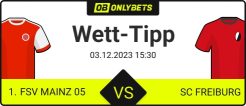 1 fsv mainz 05 sc freiburg wett tipp