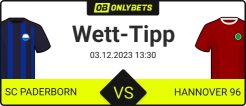 Paderborn Hannover Wett Tipp
