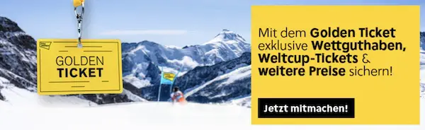 Golden Ticket bei Interwetten 