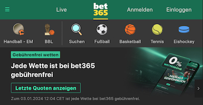 bet365 ohne wettsteuer wetten