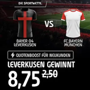 Bayer Leverkusen Boost bei Tipico
