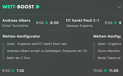 bet365 Boosts zu Kiel vs. St. Pauli