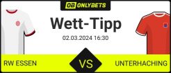 RW Essen Unterhaching Tipps und Quoten