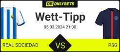 Real Sociedad PSG Wett Tipps