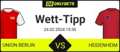 Union Berlin Heidenheim Wett Tipps