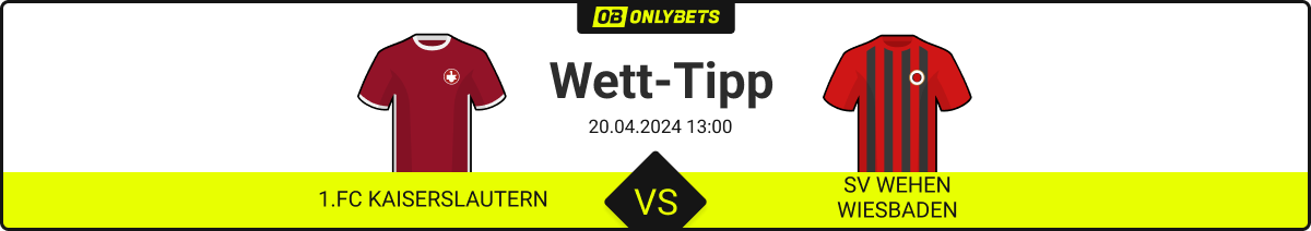 Wett-Tipps & Quoten Kaiserslautern vs. Wiesbaden
