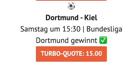 bvb oddset, 17.5.