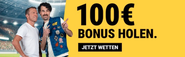 100% bis 100€ Interwetten Bonus warten auf dich!
