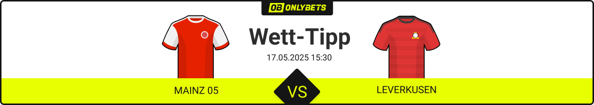 Mainz - Leverkusen Tipp am 17.5.