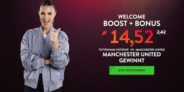 neobet boost auf manchester united gewinnt gegen tottenham hotspur