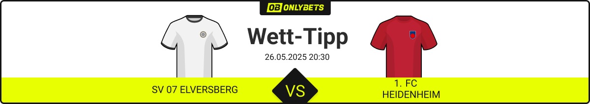 sv 07 elversberg fc heidenheim wett tipp