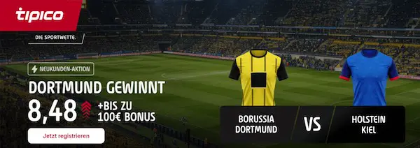 tipico boost auf dortmund gewinnt gegen kiel