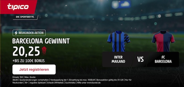 tipico boost auf barcelona gewinnt gegen inter mailand