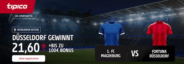 tipico boost auf düsseldorf gewinnt gegen magdeburg