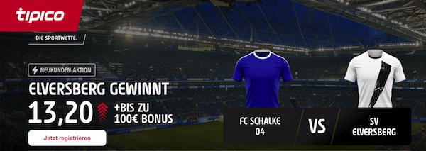 tipico boost auf elversberg gewinnt auf schalke