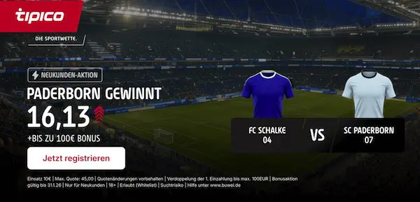 tipico boost auf paderborn gewinnt auf schalke