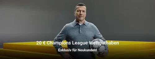 UCL20 Bonus Interwetten