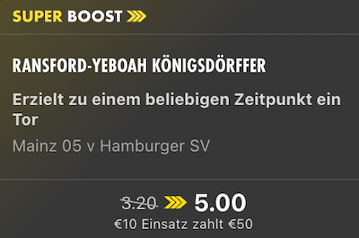 bet365 SuperBoost 20.2.