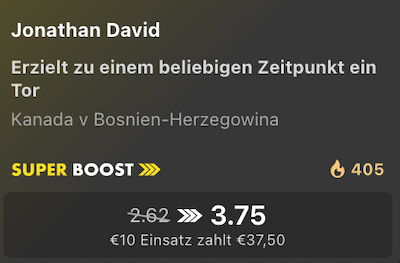 bet365 SuperBoost 12.6. WM 2026