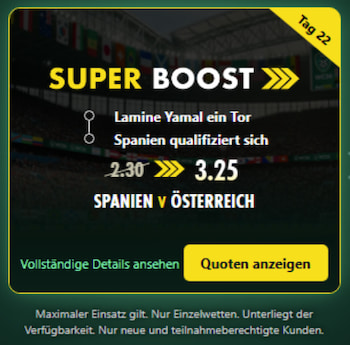 Bet365 Boost Spanien Österreich