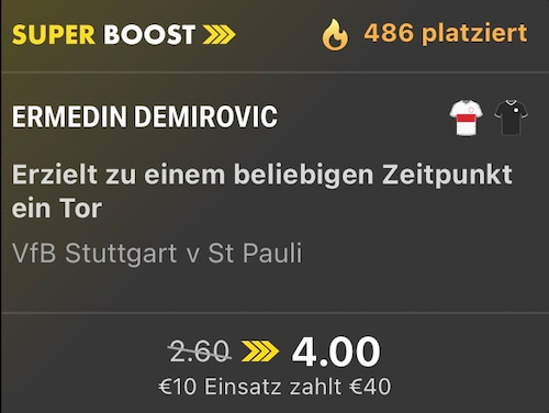 bet365 superboost vfb, 19.9.