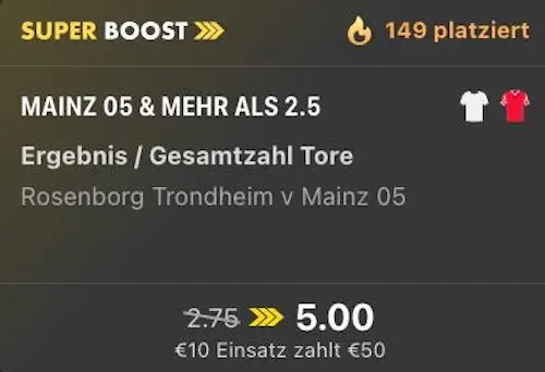 bet365 superboost, 21.8.