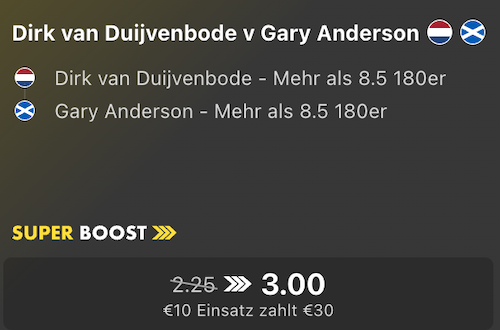 bet365 Boost Darts Worldplay - 23.7.