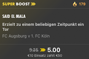 SuperBoost bet365, 27.2.